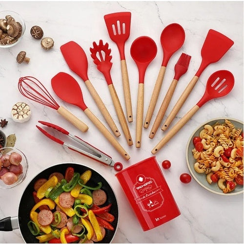 Kit 12 Utensílios De Cozinha