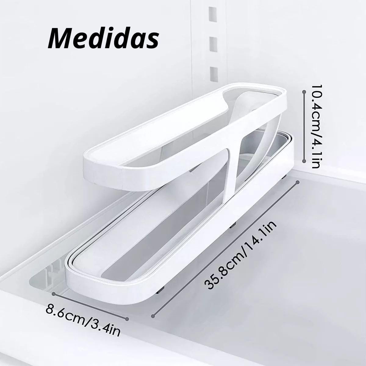 Porta Ovos Bandeja Organizadora Rolante