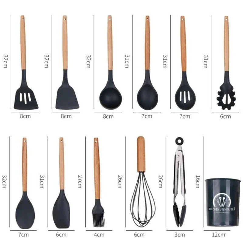 Kit 12 Utensílios De Cozinha